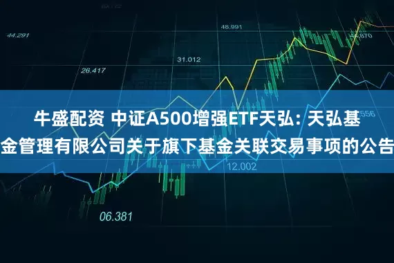 牛盛配资 中证A500增强ETF天弘: 天弘基金管理有限公司关于旗下基金关联交易事项的公告